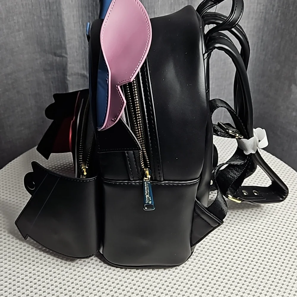 LOUNGEFLY VAMPIRE STITCH BOWTIE MINI BACKPACK NWT